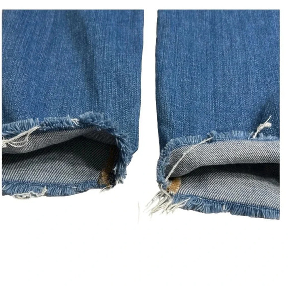 L AGENCE EL MATADOR women jeans size 25 French slim high rise,Cropped fray - Picture 8 of 16